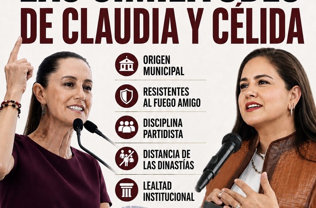 Claudia Sheinbaum y Célida López: similitudes políticas.